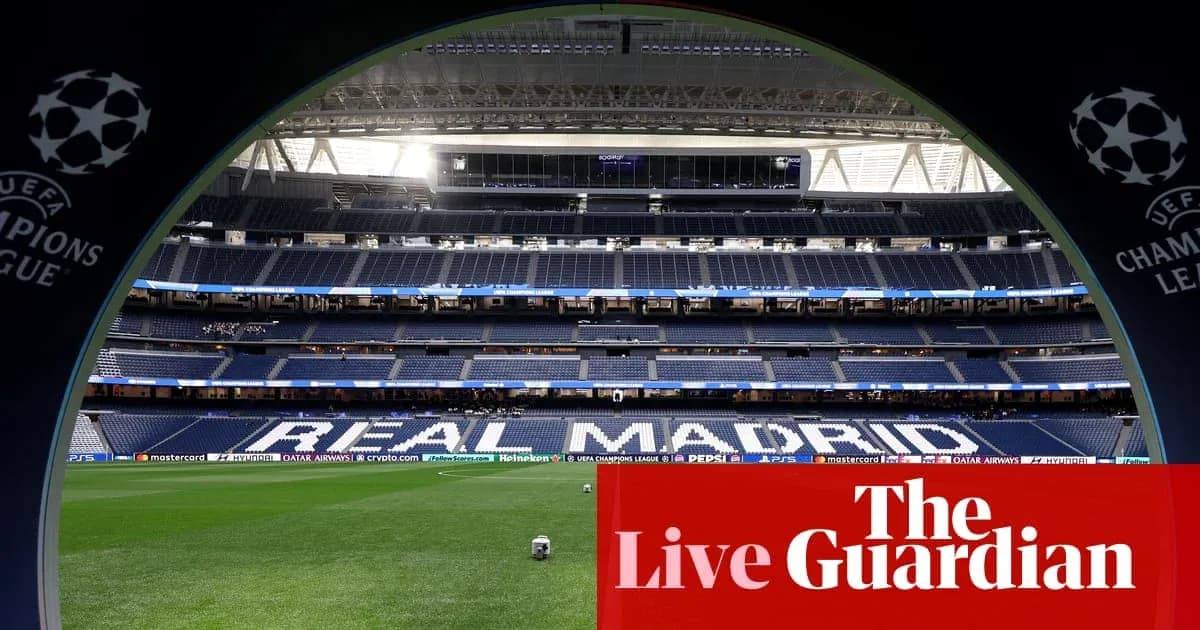 View of Real Madrid stadium before a match View of Real Madrid stadium before a match