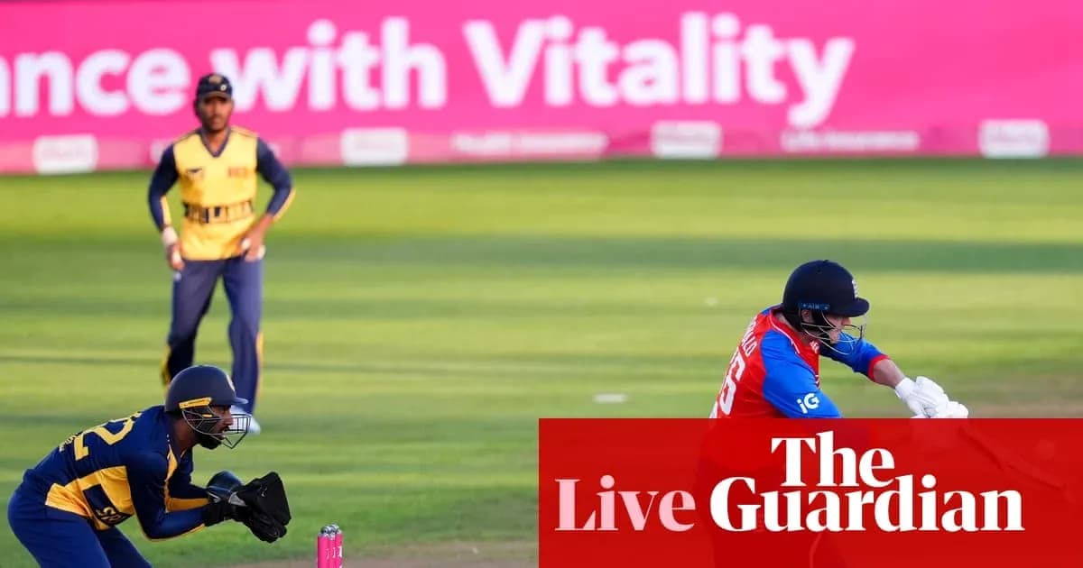 Batsman playing a shot during cricket match Batsman playing a shot during cricket match