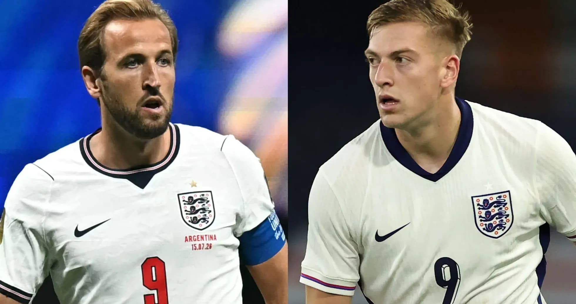 Two England players wearing white jerseys during match Two England players wearing white jerseys during match