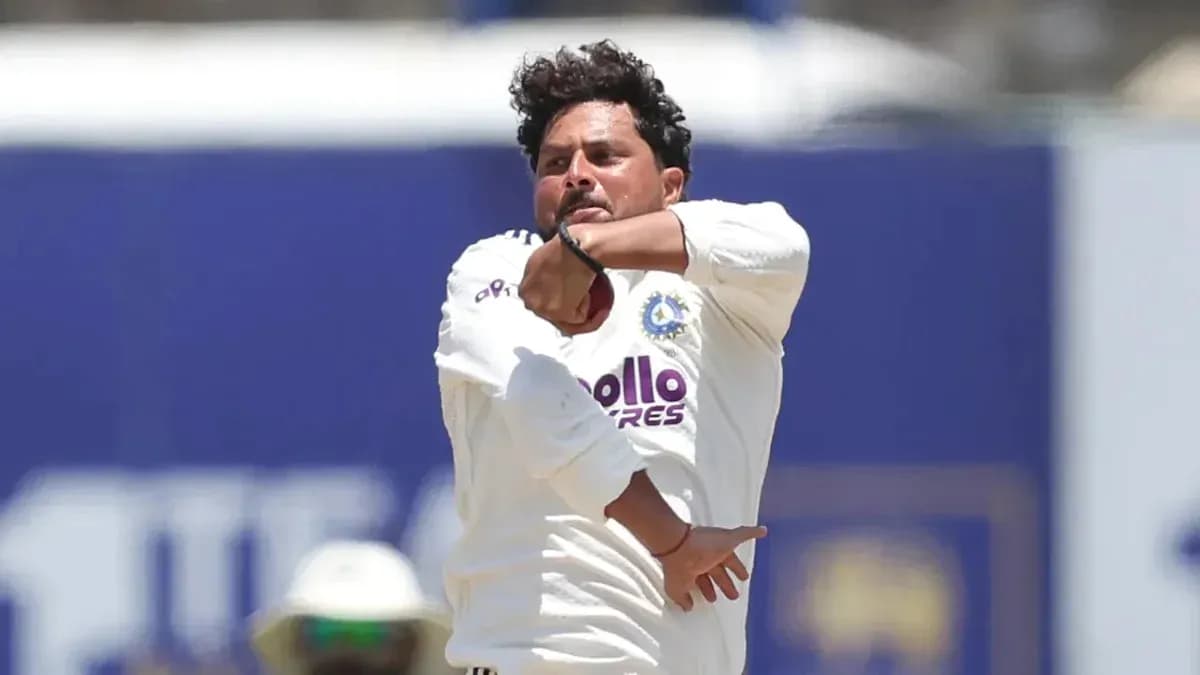 Bowler delivering ball during cricket match Bowler delivering ball during cricket match