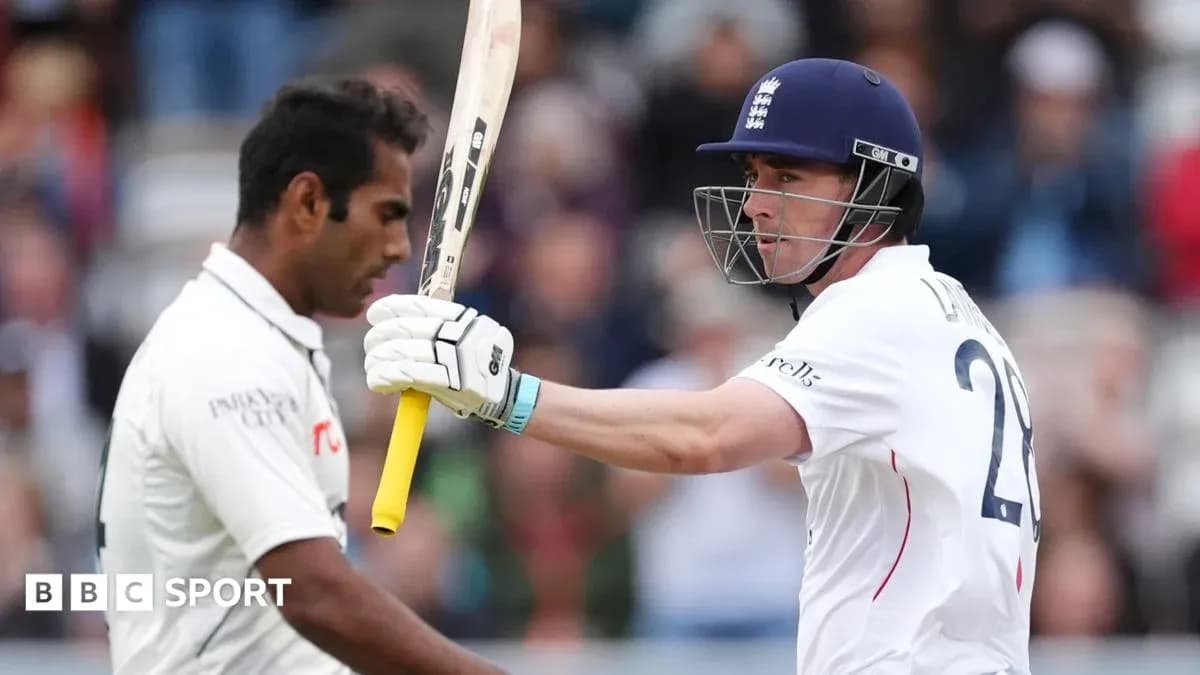 Batsman celebrating after scoring during cricket match Batsman celebrating after scoring during cricket match