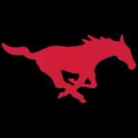 Red galloping horse logo Red galloping horse logo