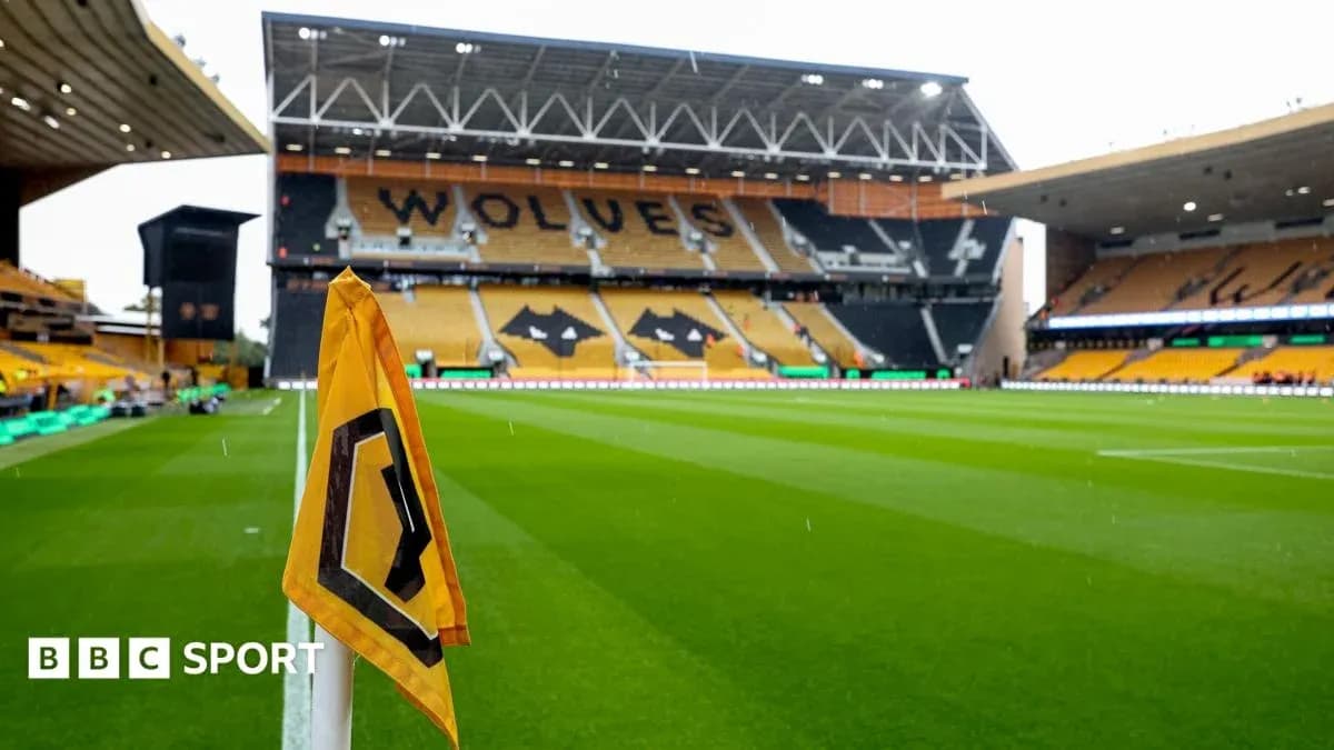 Molineux Stadium with corner flag and seating Molineux Stadium with corner flag and seating