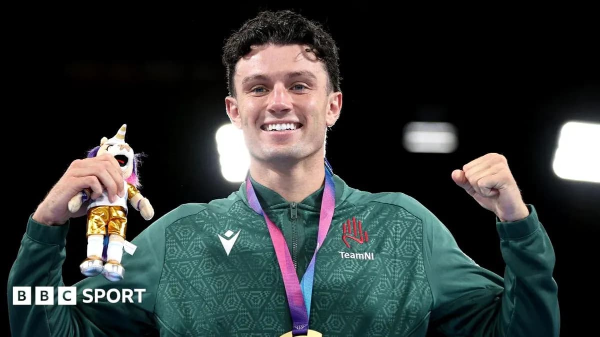Athlete celebrating with medal and stuffed toy Athlete celebrating with medal and stuffed toy